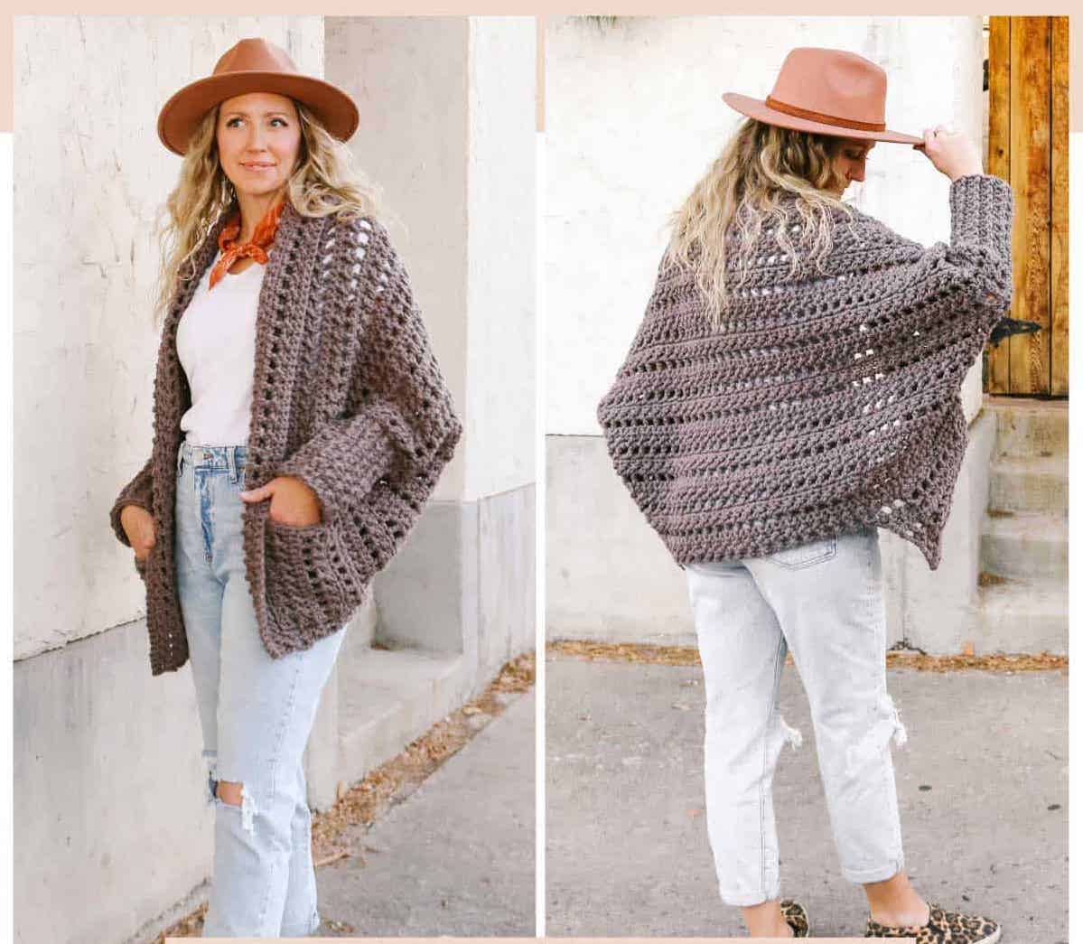 32 Free Crochet Sweater Patterns For All Seasons