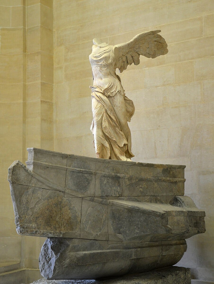 Lady Liberty from the Winged Victory of Samothrace