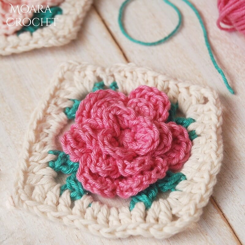 Overlay crochet Granny Square
