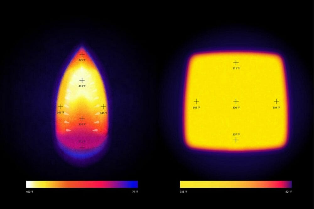  iron vs EasyPress thermal map