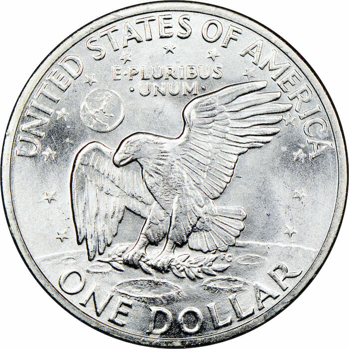 1971 Silver Dollar: Reverse Side