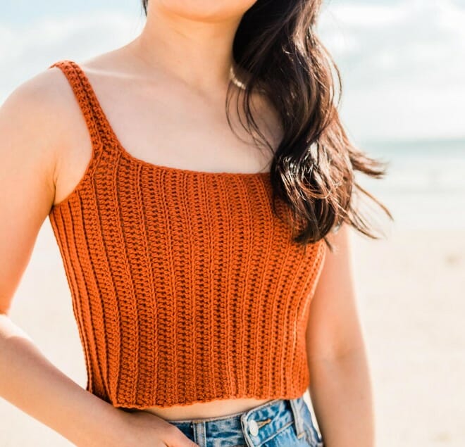 Crochet Crop Tank Top