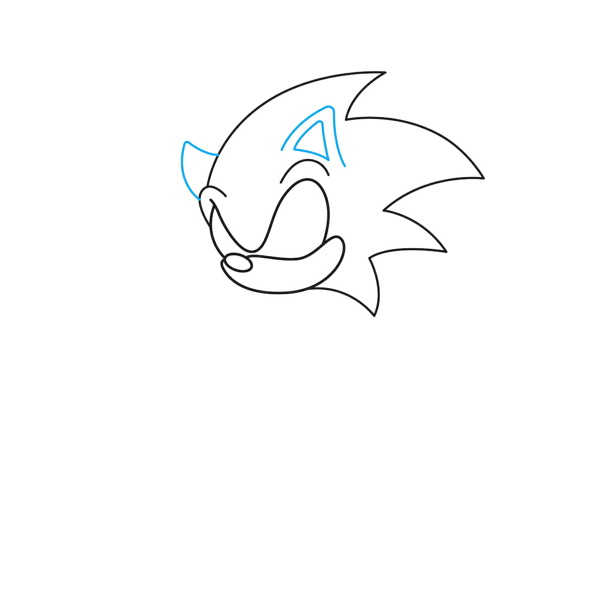 How to Draw Sonic - A Step-by-Step Video Tutorial