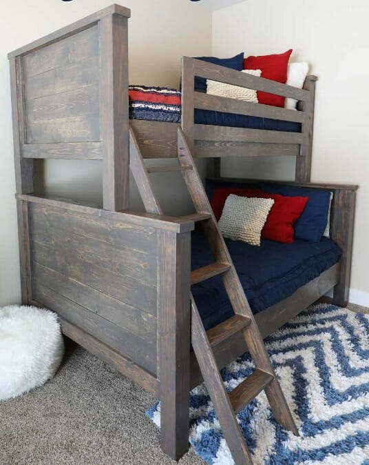Farmhouse Twin Over Full Bunk Bed
