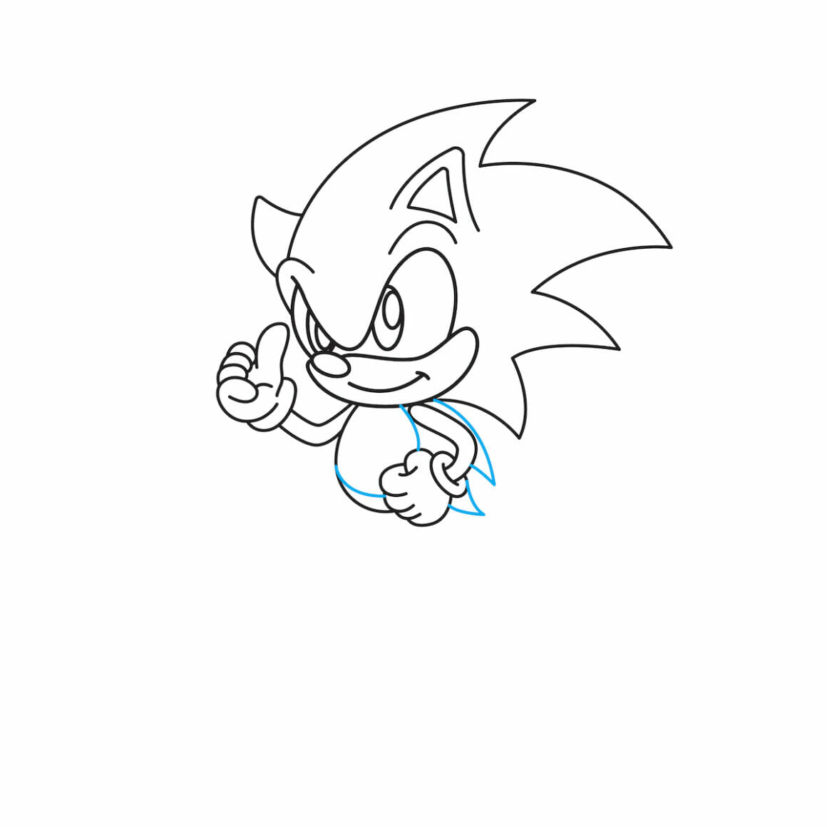 How To Draw Sonic for Beginners 