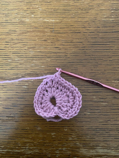 Single Crochet into the Next 5 Stitches