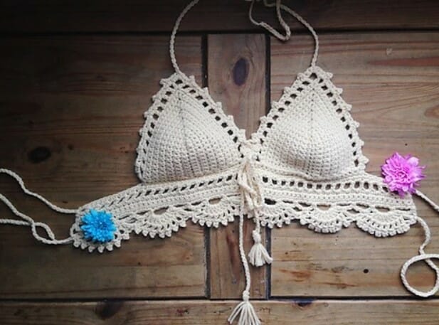 Sophia Crochet Bikini Top