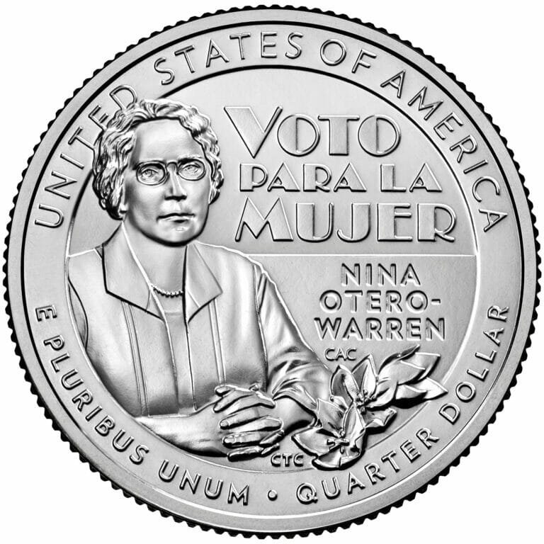 The Nina Otero quarter Reverse side