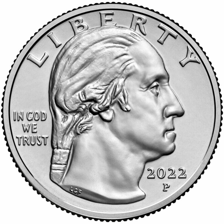 The Nina Otero quarter obverse side