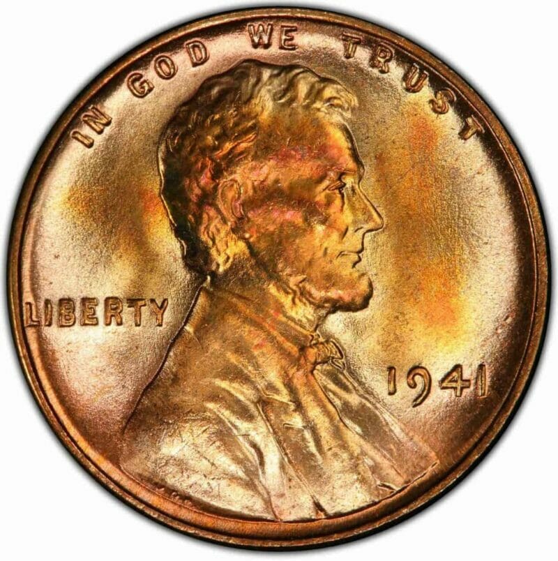 1941 Lincoln wheat penny