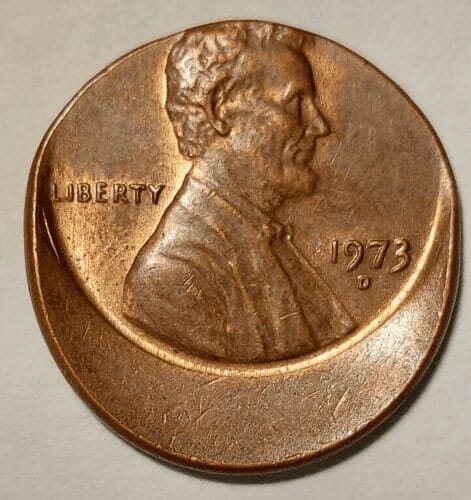 1941 wheat penny Off-center error