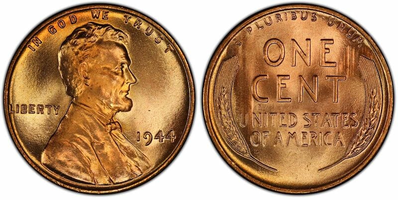1944 Wheat Penny Composition & Dimensions