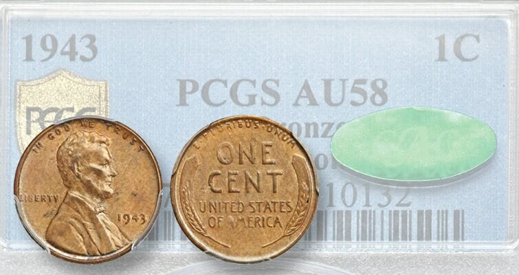 1944 Wheat Penny Wrong Metal Planchet Error