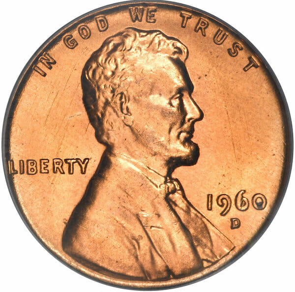 1960 D Penny
