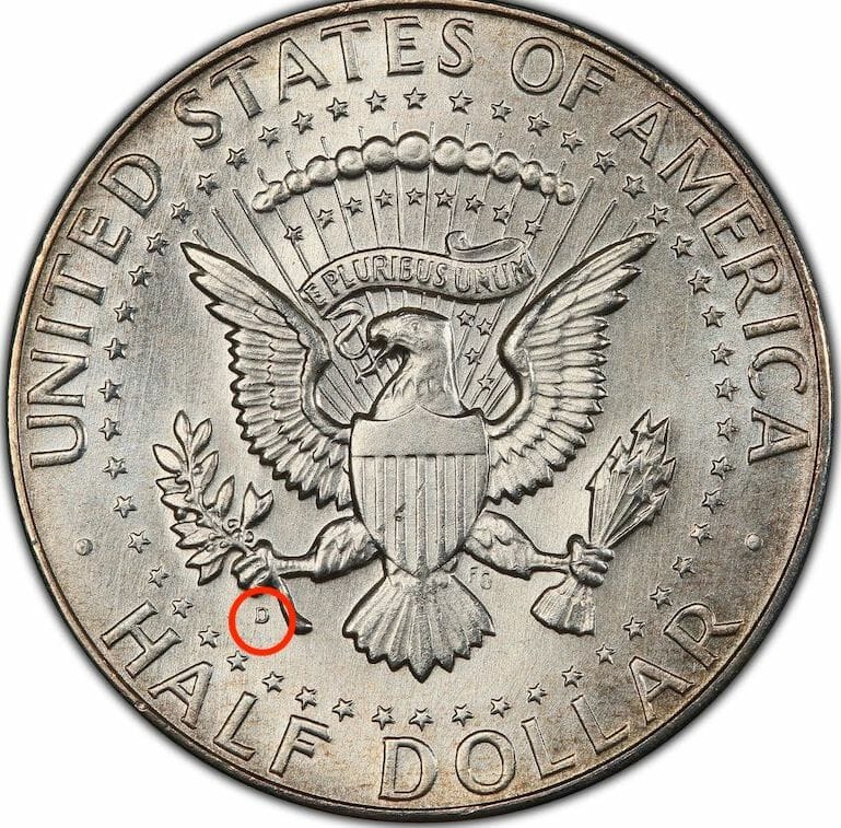 1964 D Half-Dollar