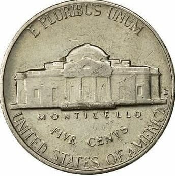 1964 Nickel Obverse Side