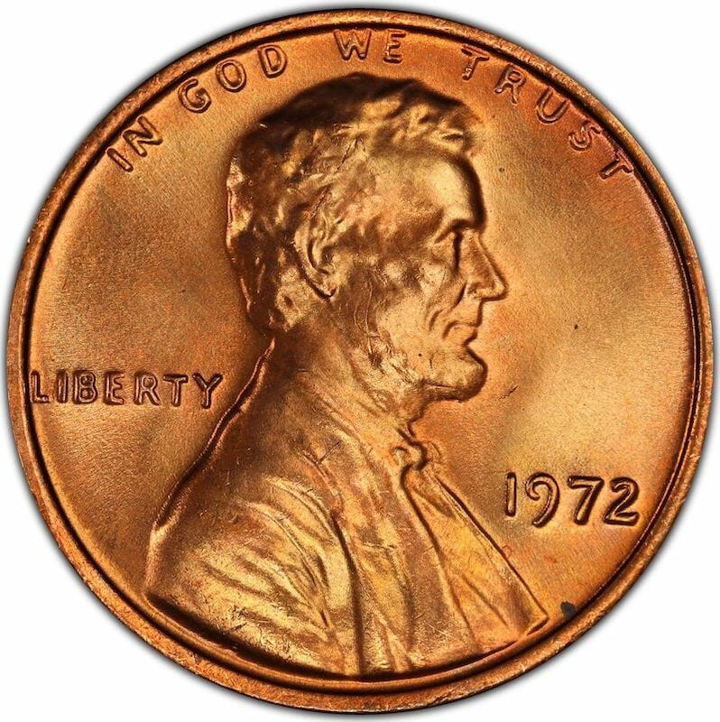 1972 Lincoln Penny