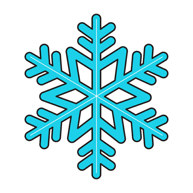 Add Color to Your Snowflake to Make it More Lively
