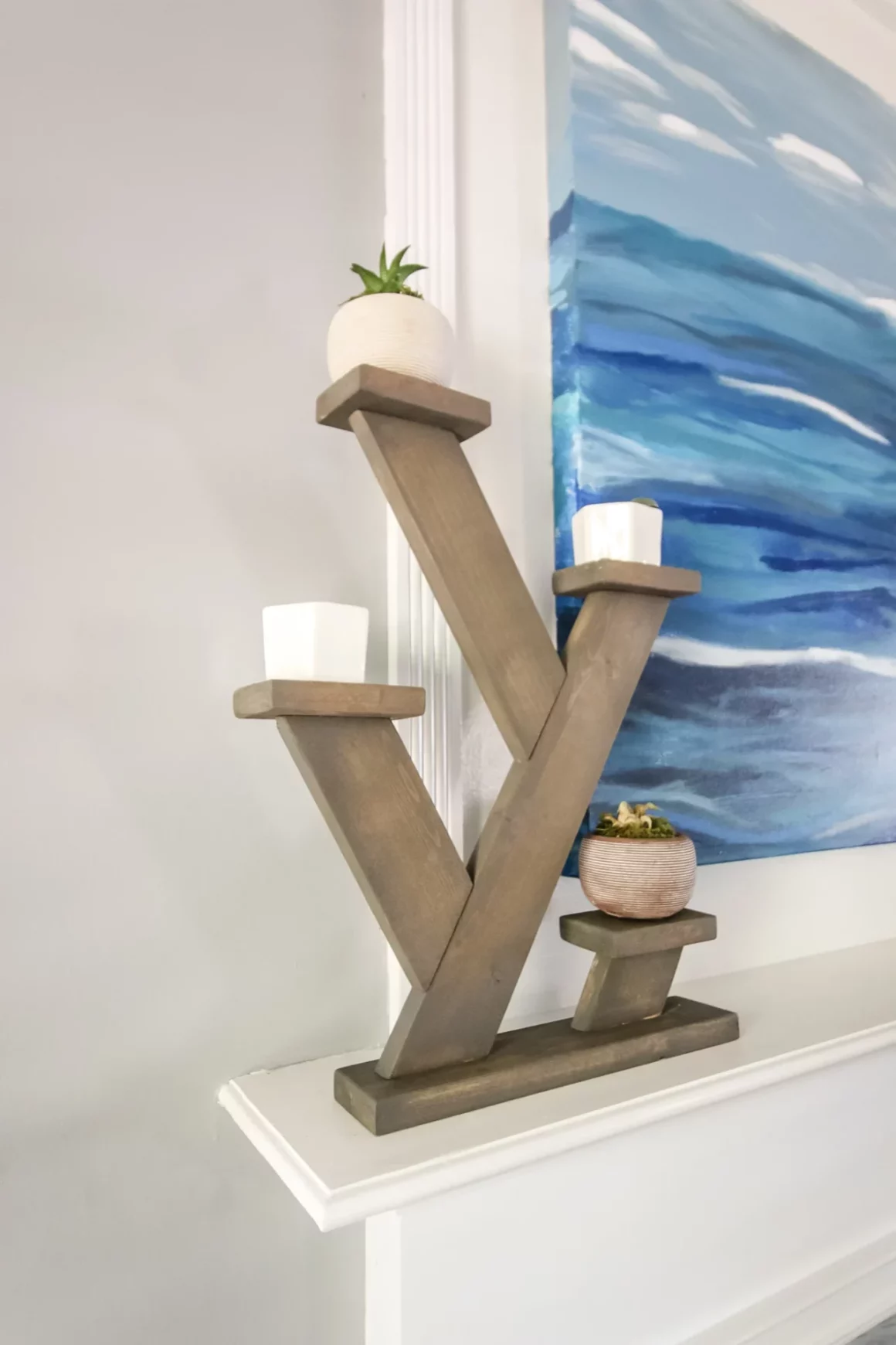 Angled Plant Stand