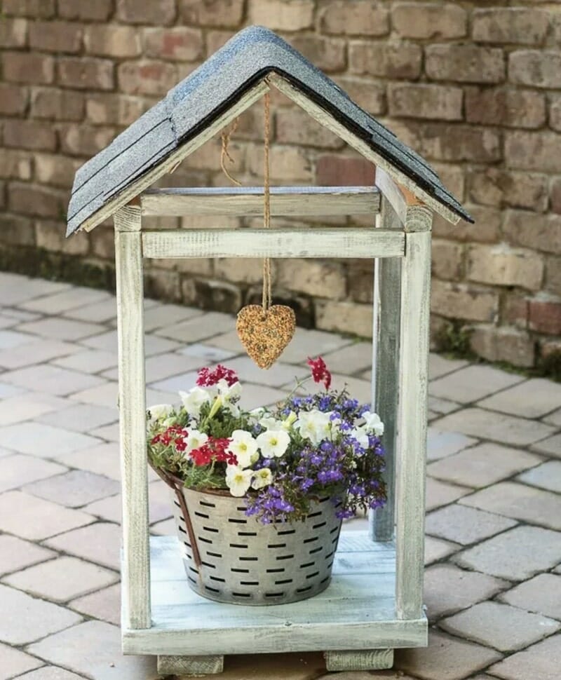 Bird Shed and Plant Stand