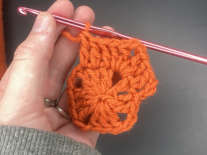 Double crochet 3 (DC 3)