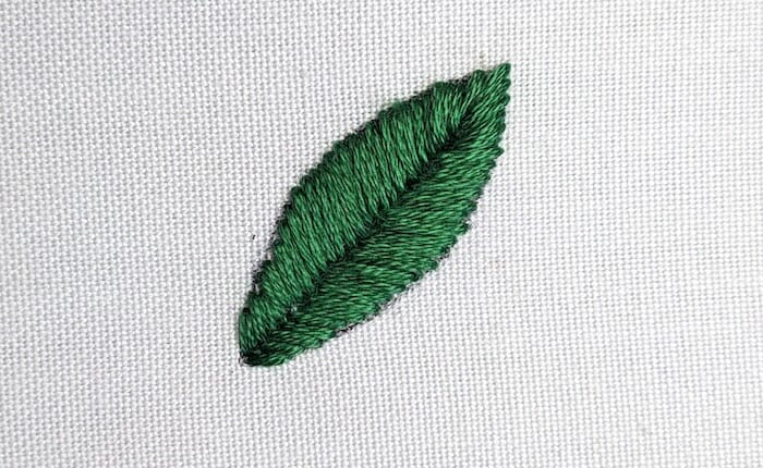 Embroidery Fishbone Stitch