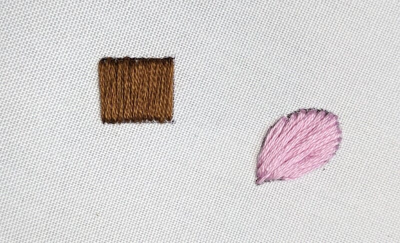 Embroidery Satin Stitch