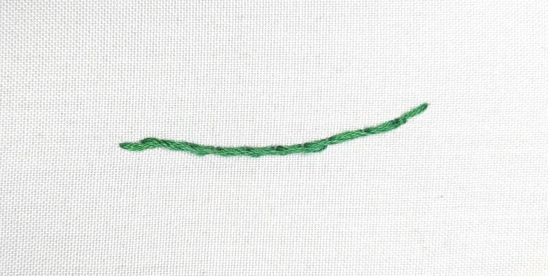 Embroidery Stem Stitch