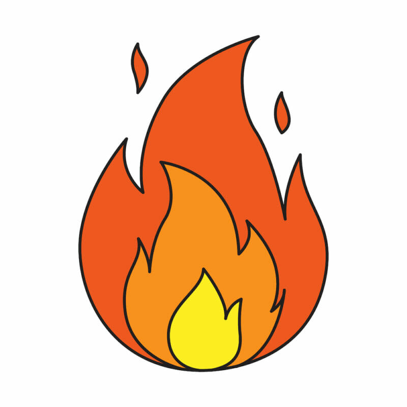 Learn How to Draw Fire With 2 Easy Step-by-Step Video Guides