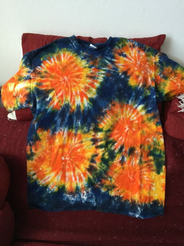 Firework Tie Dye Pattern