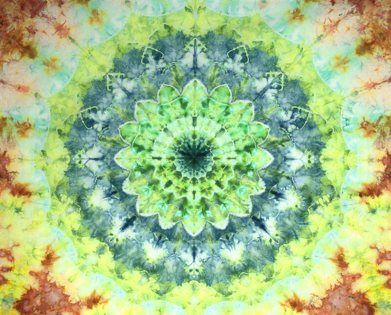Flower Tie Dye Pattern