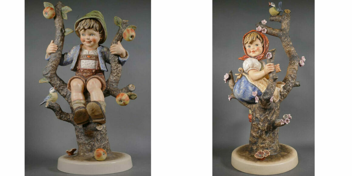 Hummel “Apple Tree Boy” and “Apple Tree Girl”
