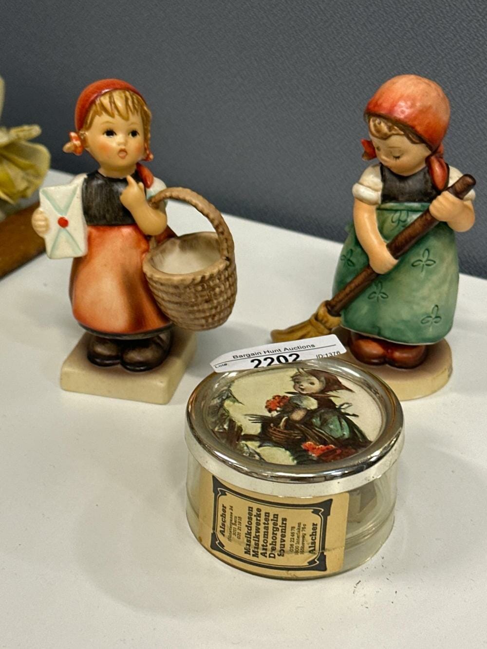 Hummel Figurines with music boxes