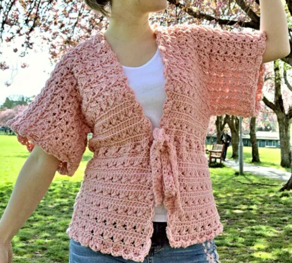 Kimono Crochet Cardigan