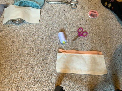 Step 4. Topstitch the zipper