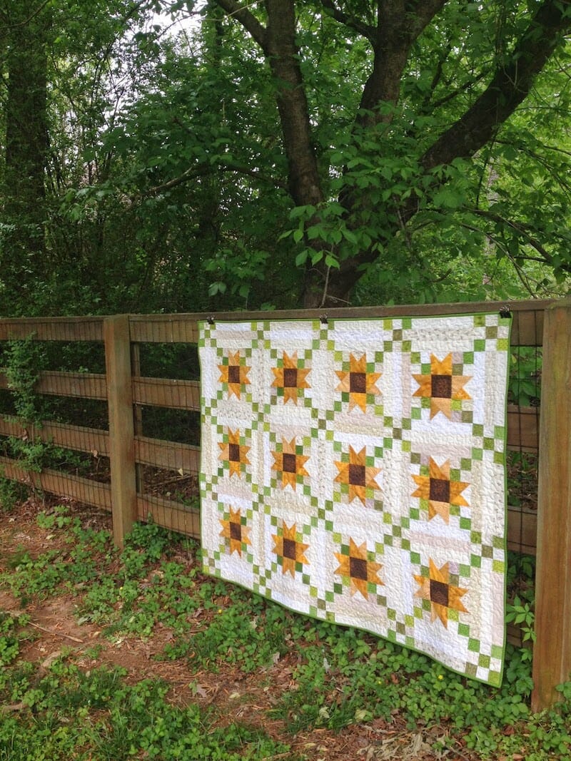 Sunflower Quilt Pattern