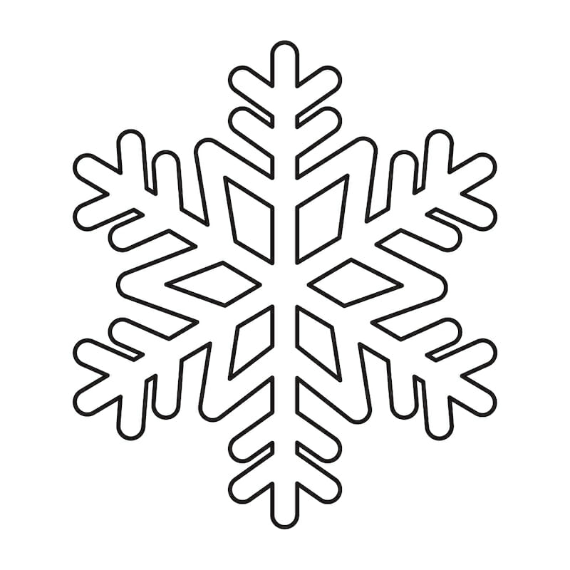 How to Draw an Easy Snowflake, Step-by-Step Video Tutorial