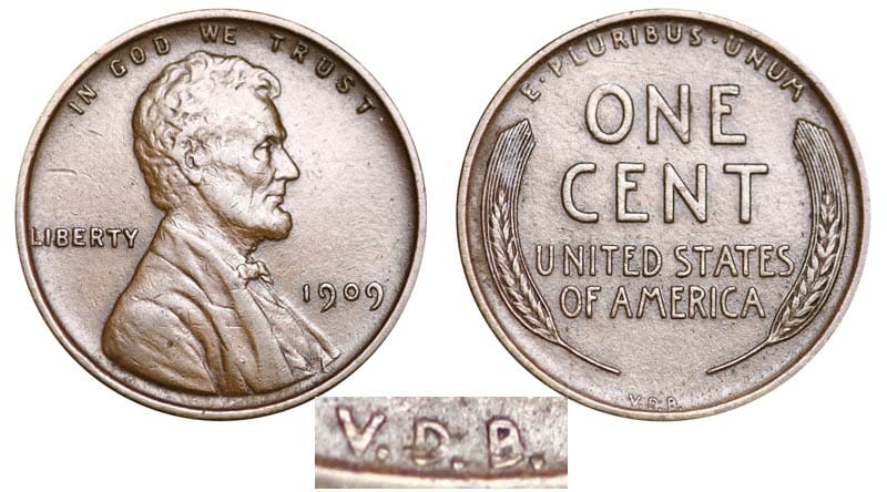 1909 VDB No Mint Mark