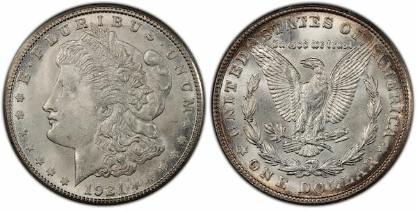1921-S Morgan Dollar VAM 6A (1A) “BU Scratch”
