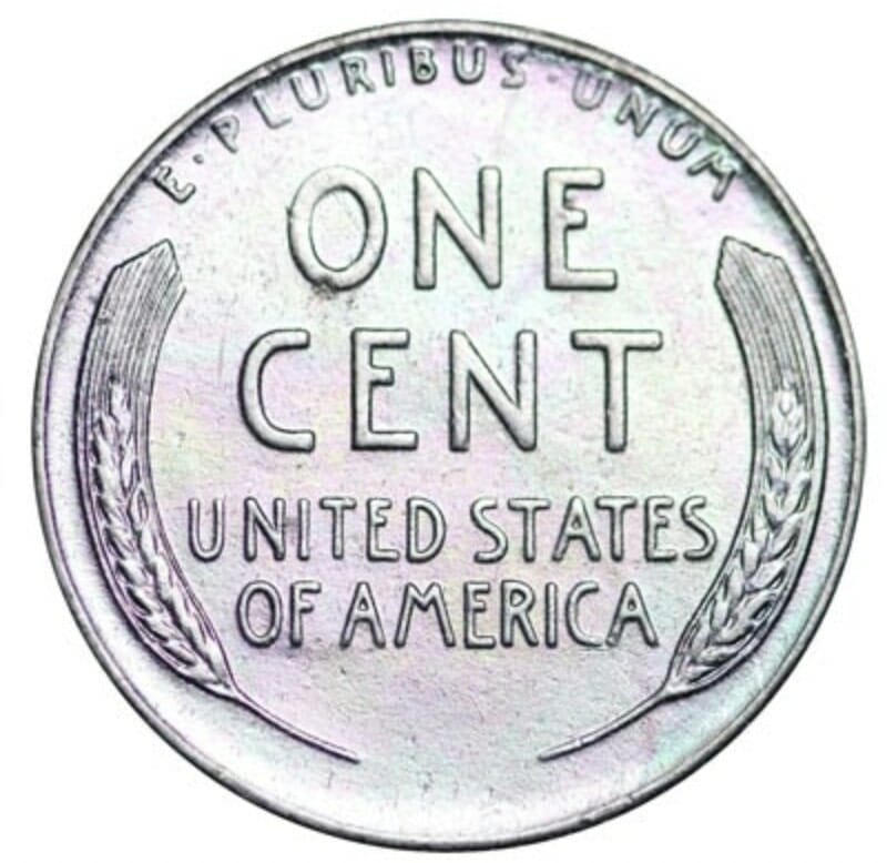 1943 Penny Reverse Side