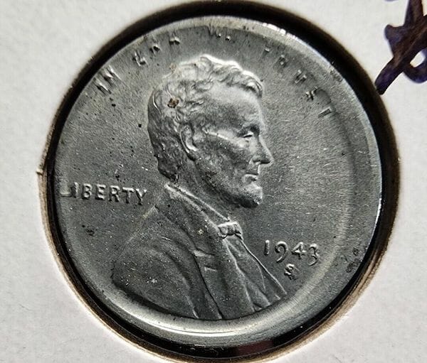 1943 Steel Penny Off-Center Strikes