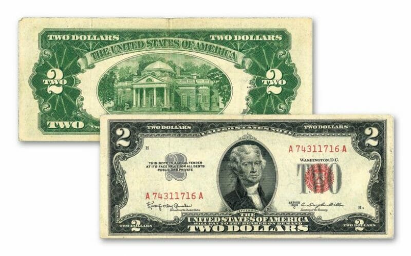 1953 2 Dollar Bill