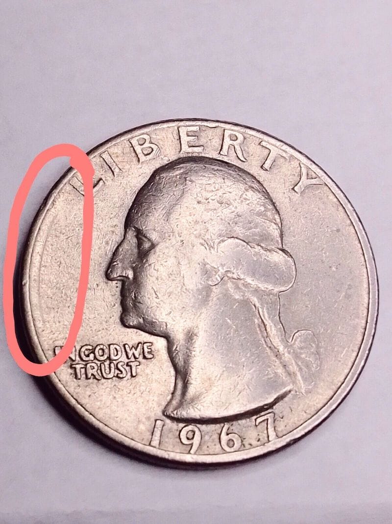 1967 Quarter Doubled Die Error