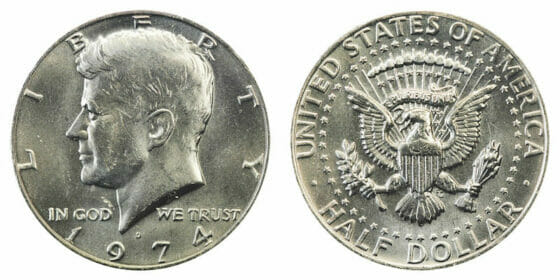 The 1974 Half Dollar Value, Mintage, Design, and Error List