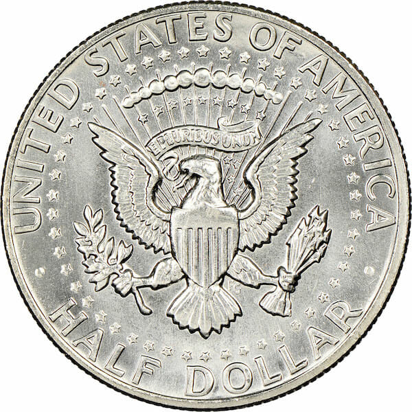 1974 Kennedy Half Dollar Reverse Side