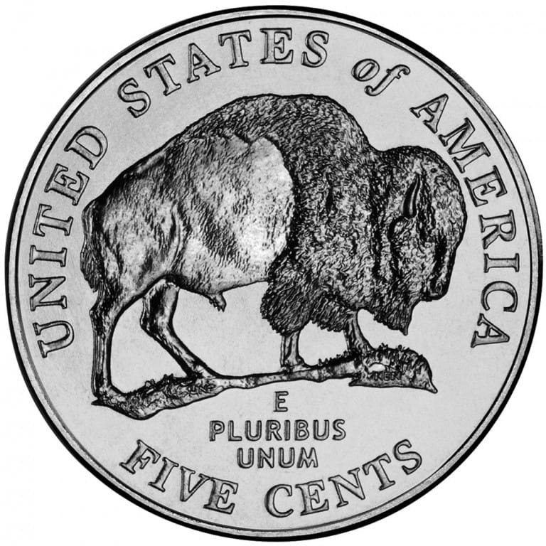 2005 Buffalo Nickel Reverse Side