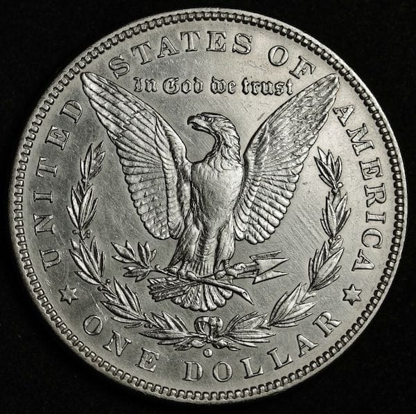 1880 Silver Dollar O/O Mintmark