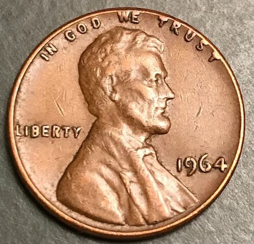 The 1964 Penny No Mint Mark