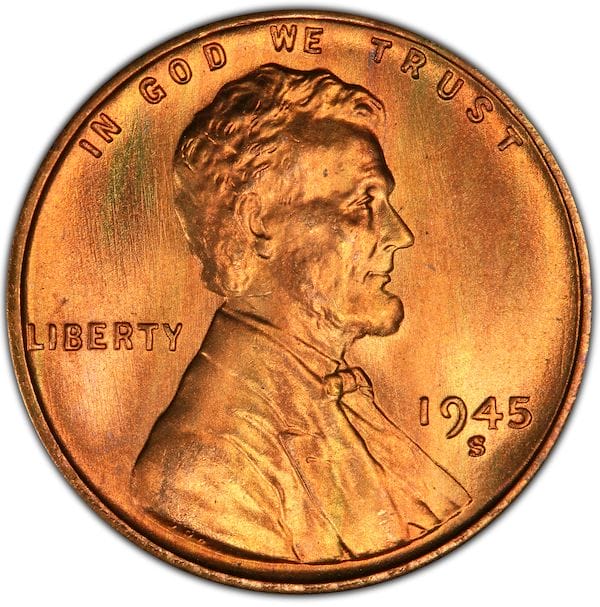 1945 S Wheat Penny