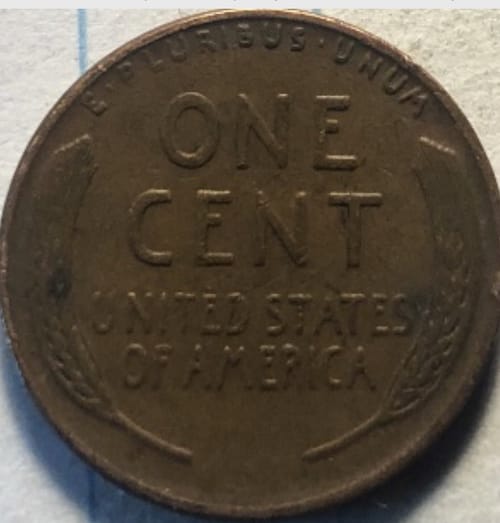 1945 Wheat Penny DDR